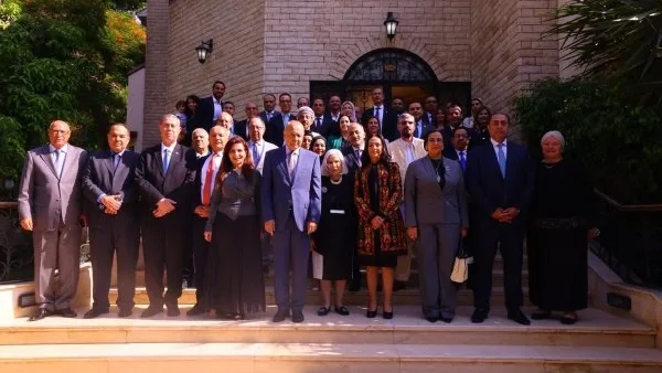 أمل عمار تحضر حفل تكريم السفيرة هيفاء أبو غزالة