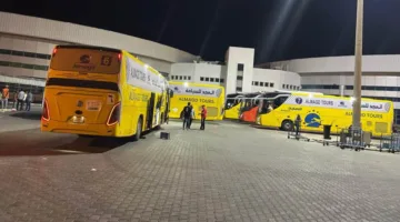 وصول 132 حاجًا برا عبر ميناء نويبع على متن العبارة “سينا”