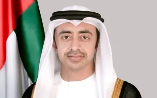 عبدالله بن زايد يتباحث مع وزراء خارجية قطر وعمان وفرنسا وبريطانيا حول مستجدات المنطقة