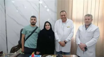استقبال مريضة فلسطينية في مستشفى السنبلاوين العام وإجراء عملية دقيقة على الجمجمة.