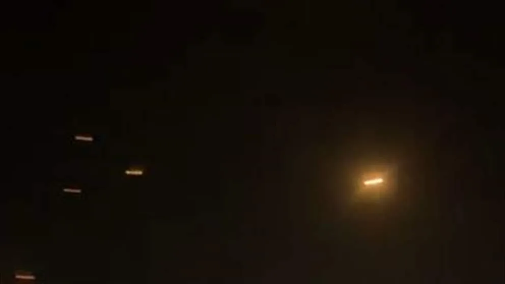 لقطة من السماء فوق إسرائيل منذ قليل (فيديو)