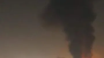حرائق في مطار مهرآباد بالعاصمة الإيرانية طهران (فيديو)