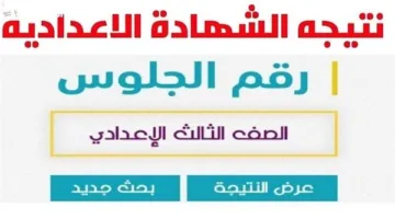 رابط الحصول على نتيجة الشهادة الإعدادية في الجيزة 2025.. كيفية الاستعلام