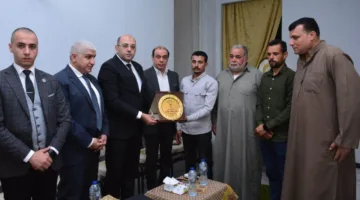 وفد “حماة الوطن” يقدم التعازي في وفاة شهيد الشجاعة بالشرقية