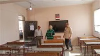وكيل تعليم الجيزة تراقب استعدادات لجان امتحانات الثانوية العامة