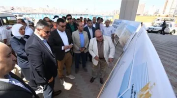 وزير الإسكان ومحافظ الإسكندرية يزوران مشروع جسر 45 “محور السادات”