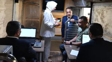 مدبولي يزور سيارات القوافل الخدمية في محافظة البحيرة