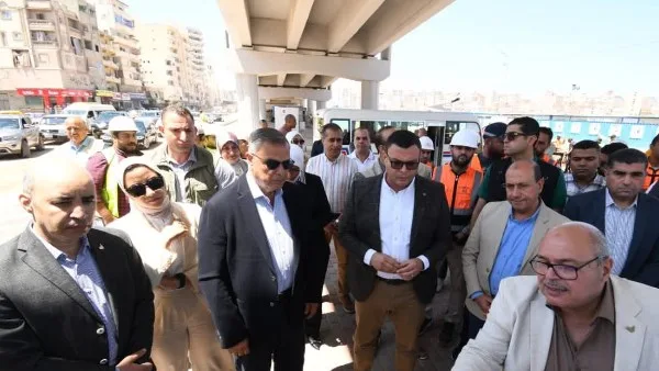 وزير الإسكان ومحافظ الإسكندرية يزوران مشروع بناء كوبرى 45 «محور السادات» وزير الإسكان ومحافظ الإسكندرية يزوران مشروع بناء كوبرى 45 «محور السادات»