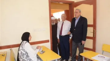 محافظ الغربية يقوم بجولة للإشراف على لجان امتحانات الثانوية الأزهرية في طنطا