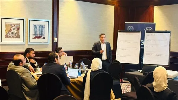 الرعاية الصحية تنظم أول ورشة عمل بالتعاون مع “روش” لدعم التحول الرقمي وإدارة البيانات. الرعاية الصحية تنظم أول ورشة عمل بالتعاون مع “روش” لدعم التحول الرقمي وإدارة البيانات.