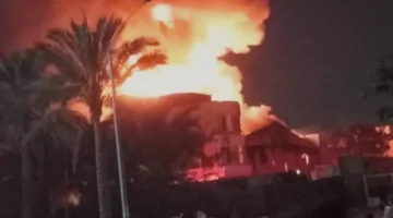 إخماد حريق كبير في ثلاث منازل بقرية حاجر الدهسة بفرشوط