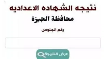 نتائج الشهادة الإعدادية في الجيزة 2025 أصبحت متاحة الآن.. نسبة النجاح 87.46% (رابط)