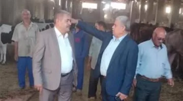 مدير الإصلاح الزراعي يتفقد مشروعات وجمعيات الهيئة في المنوفية