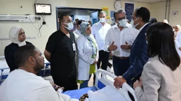رئيس الوزراء يزور مستشفى وادي النطرون التخصصي للمتابعة.