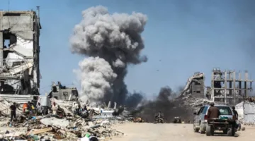 استشهاد 12 فلسطينيًا نتيجة قصف الاحتلال الإسرائيلي لمكان انتظار المساعدات في غزة