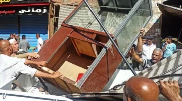 أسوان: إطلاق حملة لإزالة التعديات في شارع بورسعيد بكوم أمبو