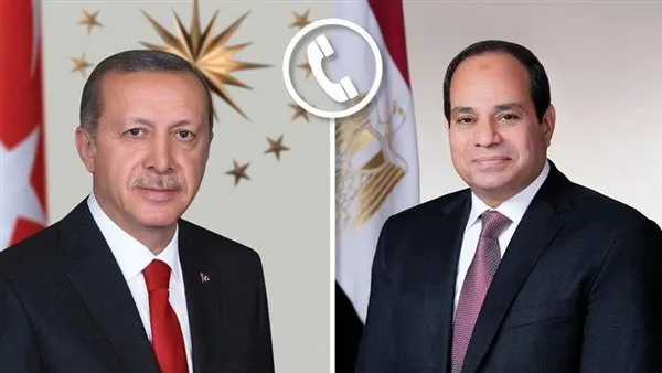 السيسي وأردوغان يتناولان التصعيد الإسرائيلي ويشددان على أهمية الحل السلمي وتأمين الاستقرار الإقليمي