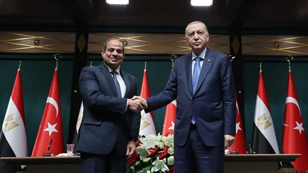 الرئيس السيسي والرئيس التركي يؤكدان: التصعيد الإسرائيلي في المنطقة سينتج عنه عواقب وخيمة.