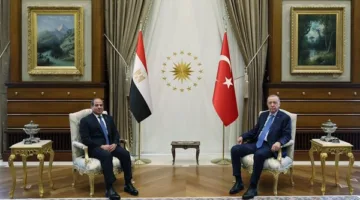 السيسي وأردوغان يتناولان التطورات الإقليمية والتوترات الإسرائيلية في المنطقة
