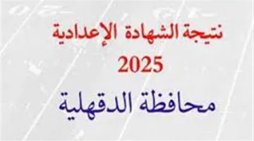 رابط نتيجة الصف الإعدادي 2025 في الدقهلية.. كيفية الاستعلام باستخدام رقم الجلوس