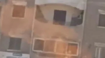 حريق يندلع في خط أنابيب الغاز بمنطقة البساتين (صور)