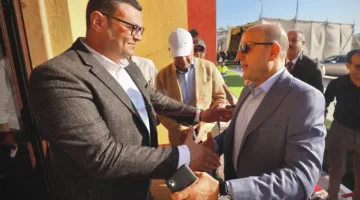 وزير الإسكان ومحافظ كفر الشيخ يقومان بزيارة محطة معالجة مياه الصرف الصحي