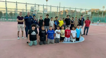 تدريبات مكثفة في ملاعب كرة السلة بنادي الزهور فرع التجمع الخامس