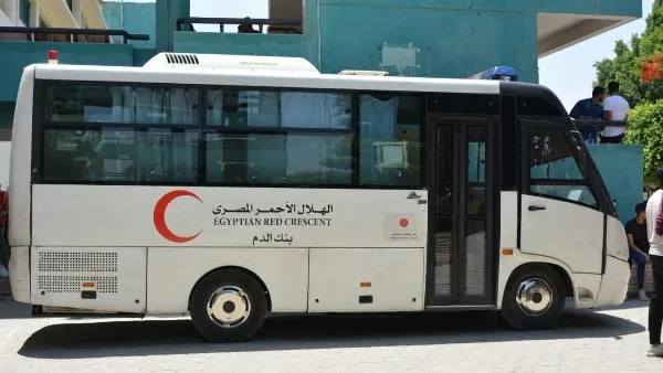 الهلال الأحمر: لدينا 5 مراكز للدم ونطمح للوصول إلى 10 بحلول نهاية 2025