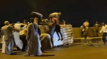 تعرض 10 أفراد لإصابات وجروح في حادث تصادم بين ثلاث سيارات في البحيرة.