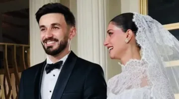 شيرين بيوتي وأسامة مروة يحتفلان بقصة حب نشأت في عصر الرقمية (صور وفيديو)