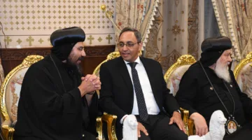 محافظ قنا يحضر الاحتفال الرسمي لاستقبال الأنبا إغناطيوس | صور