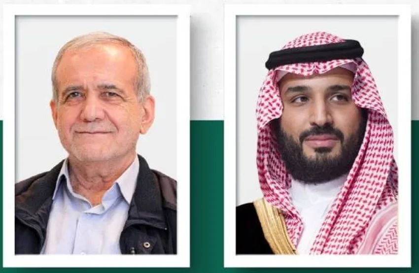 ولي العهد يعرب عن عزائه للرئيس الإيراني في ضحايا الاعتداءات الإسرائيلية ولي العهد يعرب عن عزائه للرئيس الإيراني في ضحايا الاعتداءات الإسرائيلية