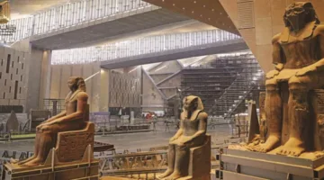 قطع فنية تُعرض للمرة الأولى منذ اكتشافها في المتحف المصري الكبير