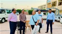 وكيل وزارة التعليم في كفر الشيخ يزور مركز توزيع صناديق امتحانات الثانوية العامة