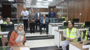 محافظ القليوبية يقوم بزيارة غرفة العمليات الخاصة بلجان الثانوية العامة ويتأكد من سير الامتحانات بشكل جيد.