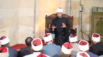 برنامج جديد لوزير الأوقاف تحت عنوان كرسي الإمام الليث بالقرب من مرقده