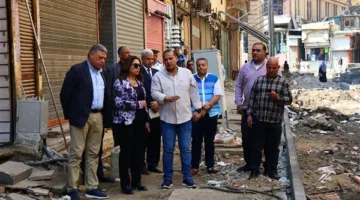 وزيرة التنمية المحلية تتابع progress المرحلة الأولى من تحديث سوق العتبة في حي الموسكي