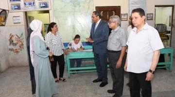 محافظ قنا يزور لجان الامتحانات الثانوية العامة للتأكد من انتظام سيرها