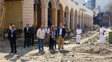 استكمال تحديث المرافق بالكامل.. منال عوض تتابع المرحلة الأولى من تطوير سوق العتبة