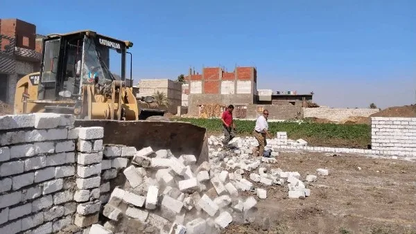الموجة 26: إزالة 371 حالة اعتداء على الأراضي الزراعية وممتلكات الدولة في المنيا