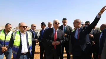 وزير التعليم العالي يراقب تقدم إنشاء الجامعة الفرنسية في الشروق