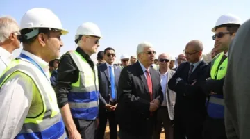 وزير التعليم العالي يراقب تقدم الأعمال الإنشائية في الحرم الجامعي الجديد للجامعة الفرنسية