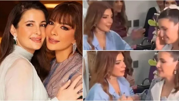 لقطة مؤثرة.. ابنة أصالة نصري تُبكي وأمها تمسح دموعها. لقطة مؤثرة.. ابنة أصالة نصري تُبكي وأمها تمسح دموعها.