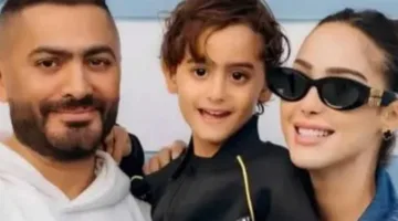 والدة بسمة بوسيل تطمئن الجمهور بشأن حفيدها آدم.. وتامر حسني يعبر عن شكره للدعوات