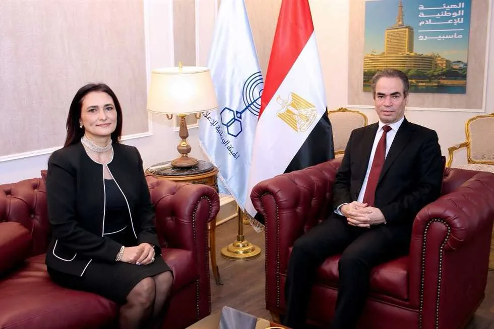 دينا نبيل عثمان تتولى رئاسة قناة النيل الدولية Nile TV دينا نبيل عثمان تتولى رئاسة قناة النيل الدولية Nile TV