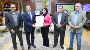 محافظ المنوفية يكرّم مجموعة من الرياضيين المتميزين من أبناء المحافظة
