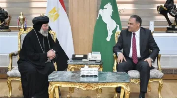 محافظ الشرقية يستقبل أسقف ميت غمر ودقادوس ومنطقة بلاد الشرقية والوفد الكنسي المرافق له