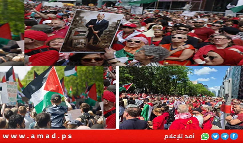 عشرات الآلاف يتظاهرون في لندن وبرلين احتجاجاً على حرب الإبادة في غزة عشرات الآلاف يتظاهرون في لندن وبرلين احتجاجاً على حرب الإبادة في غزة