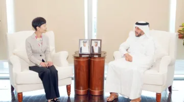 وزير الصحة العامة يلتقي بنائب وزير اللجنة الوطنية للصحة في الصين