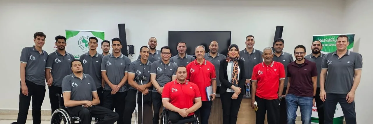 ندوة توعوية حول المكملات الغذائية والتغذية الرياضية تحضيرًا لبطولة إفريقيا للكرة الطائرة جلوس ندوة توعوية حول المكملات الغذائية والتغذية الرياضية تحضيرًا لبطولة إفريقيا للكرة الطائرة جلوس